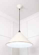 Load image into Gallery viewer, 49510TE White Gloss Hockley Pendant in Teasel