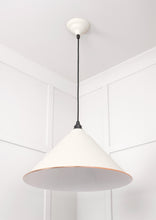 Load image into Gallery viewer, 49510TE White Gloss Hockley Pendant in Teasel