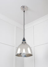 Load image into Gallery viewer, 49511 Hammered Nickel Brindley Pendant