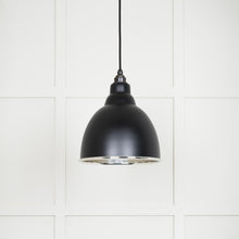 Load image into Gallery viewer, 49511EB Hammered Nickel Brindley Pendant in Elan Black