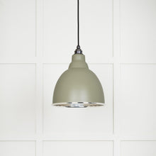 Load image into Gallery viewer, 49511TU Hammered Nickel Brindley Pendant in Tump