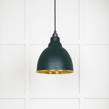 Load image into Gallery viewer, 49517DI Hammered Brass Brindley Pendant in Dingle