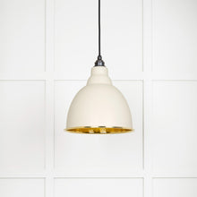 Load image into Gallery viewer, 49517TE Hammered Brass Brindley Pendant in Teasel