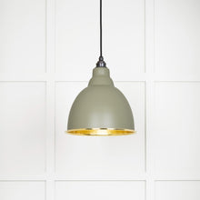 Load image into Gallery viewer, 49517TU Hammered Brass Brindley Pendant in Tump