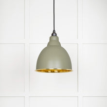 Load image into Gallery viewer, 49517TU Hammered Brass Brindley Pendant in Tump