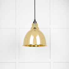Load image into Gallery viewer, 49518 Smooth Brass Brindley Pendant
