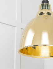 Load image into Gallery viewer, 49518 Smooth Brass Brindley Pendant