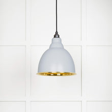 Load image into Gallery viewer, 49518BI Smooth Brass Brindley Pendant in Birch
