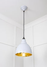 Load image into Gallery viewer, 49518BI Smooth Brass Brindley Pendant in Birch