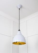 Load image into Gallery viewer, 49518BI Smooth Brass Brindley Pendant in Birch