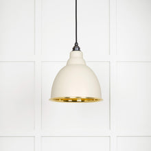 Load image into Gallery viewer, 49518TE Smooth Brass Brindley Pendant in Teasel