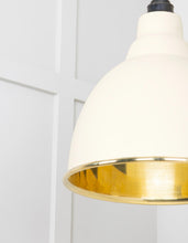 Load image into Gallery viewer, 49518TE Smooth Brass Brindley Pendant in Teasel