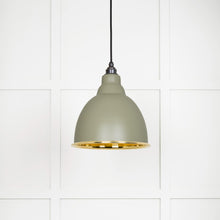 Load image into Gallery viewer, 49518TU Smooth Brass Brindley Pendant in Tump