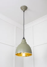 Load image into Gallery viewer, 49518TU Smooth Brass Brindley Pendant in Tump