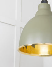 Load image into Gallery viewer, 49518TU Smooth Brass Brindley Pendant in Tump