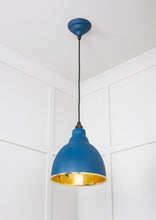 Load image into Gallery viewer, 49518U Smooth Brass Brindley Pendant in Upstream