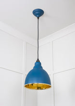 Load image into Gallery viewer, 49518U Smooth Brass Brindley Pendant in Upstream