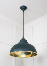Load image into Gallery viewer, 49521DI Hammered Brass Harborne Pendant in Dingle