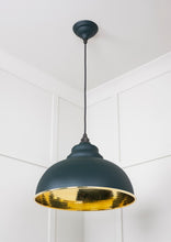 Load image into Gallery viewer, 49521DI Hammered Brass Harborne Pendant in Dingle