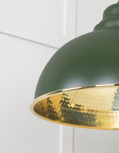 Load image into Gallery viewer, 49521H Hammered Brass Harborne Pendant in Heath