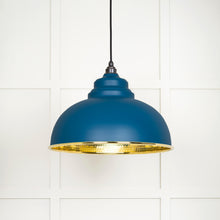 Load image into Gallery viewer, 49521U Hammered Brass Harborne Pendant in Upstream