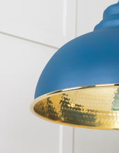 Load image into Gallery viewer, 49521U Hammered Brass Harborne Pendant in Upstream