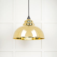 Load image into Gallery viewer, 49522 Smooth Brass Harborne Pendant