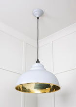 Load image into Gallery viewer, 49522BI Smooth Brass Harborne Pendant in Birch