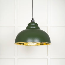 Load image into Gallery viewer, 49522H Smooth Brass Harborne Pendant in Heath