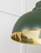 Load image into Gallery viewer, 49522H Smooth Brass Harborne Pendant in Heath