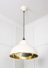 Load image into Gallery viewer, 49522TE Smooth Brass Harborne Pendant in Teasel