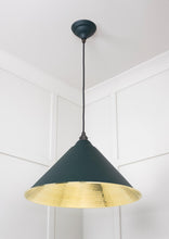 Load image into Gallery viewer, 49523DI Hammered Brass Hockley Pendant in Dingle