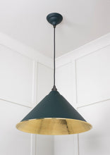Load image into Gallery viewer, 49523DI Hammered Brass Hockley Pendant in Dingle