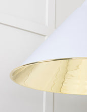 Load image into Gallery viewer, 49524BI Smooth Brass Hockley Pendant in Birch