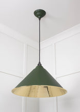 Load image into Gallery viewer, 49524H Smooth Brass Hockley Pendant in Heath