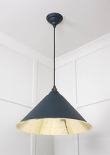 Load image into Gallery viewer, 49524SO Smooth Brass Hockley Pendant in Soot