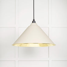 Load image into Gallery viewer, 49524TE Smooth Brass Hockley Pendant in Teasel