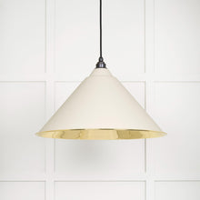 Load image into Gallery viewer, 49524TE Smooth Brass Hockley Pendant in Teasel