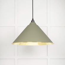 Load image into Gallery viewer, 49524TU Smooth Brass Hockley Pendant in Tump