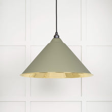 Load image into Gallery viewer, 49524TU Smooth Brass Hockley Pendant in Tump