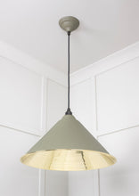 Load image into Gallery viewer, 49524TU Smooth Brass Hockley Pendant in Tump