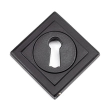 Load image into Gallery viewer, 49539 Matt Black Round Escutcheon (Square)