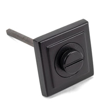 Load image into Gallery viewer, 49547 Matt Black Round Thumbturn Set (Square)