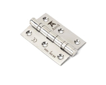Load image into Gallery viewer, 49571 Polished SS 3" Ball Bearing Butt Hinge (pair)