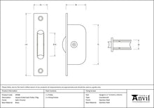 Load image into Gallery viewer, 49588 Satin Chrome Square Ended Sash Pulley 75kg
