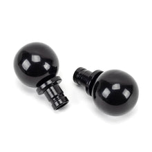 Load image into Gallery viewer, 49899 Black Ball Curtain Finial (pair)