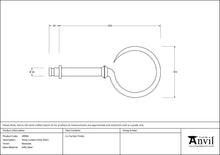 Load image into Gallery viewer, 49904 Beeswax Hook Curtain Finial (pair)