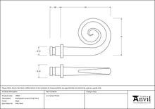 Load image into Gallery viewer, 49907 Black Monkeytail Curtain Finial (pair)