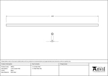 Load image into Gallery viewer, 49912 Black 1.5m Curtain Pole