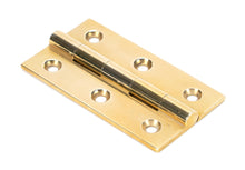 Load image into Gallery viewer, 49924 Polished Brass 2.5" Butt Hinge (pair)